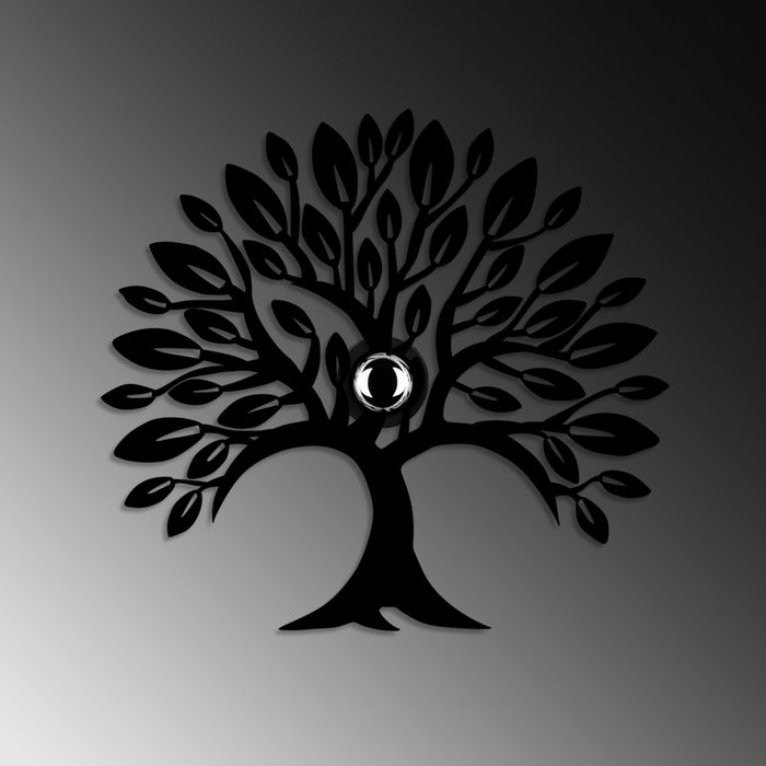 Opviq Heart Tree V2 Lámpara de pared negra Opviq Heart Tree V2 Lámpara de pared negra
